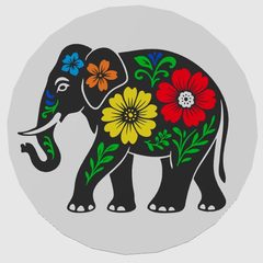 Flower elephant